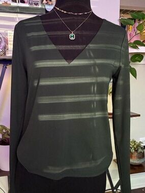 V-Neck Active Wear Double Lined Shirt